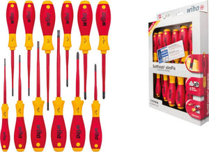 B-Ware Wiha VDE Schraubendreher-Set 12teilig SoftFinish Chrom-Vanadium-Molybdän Stahl