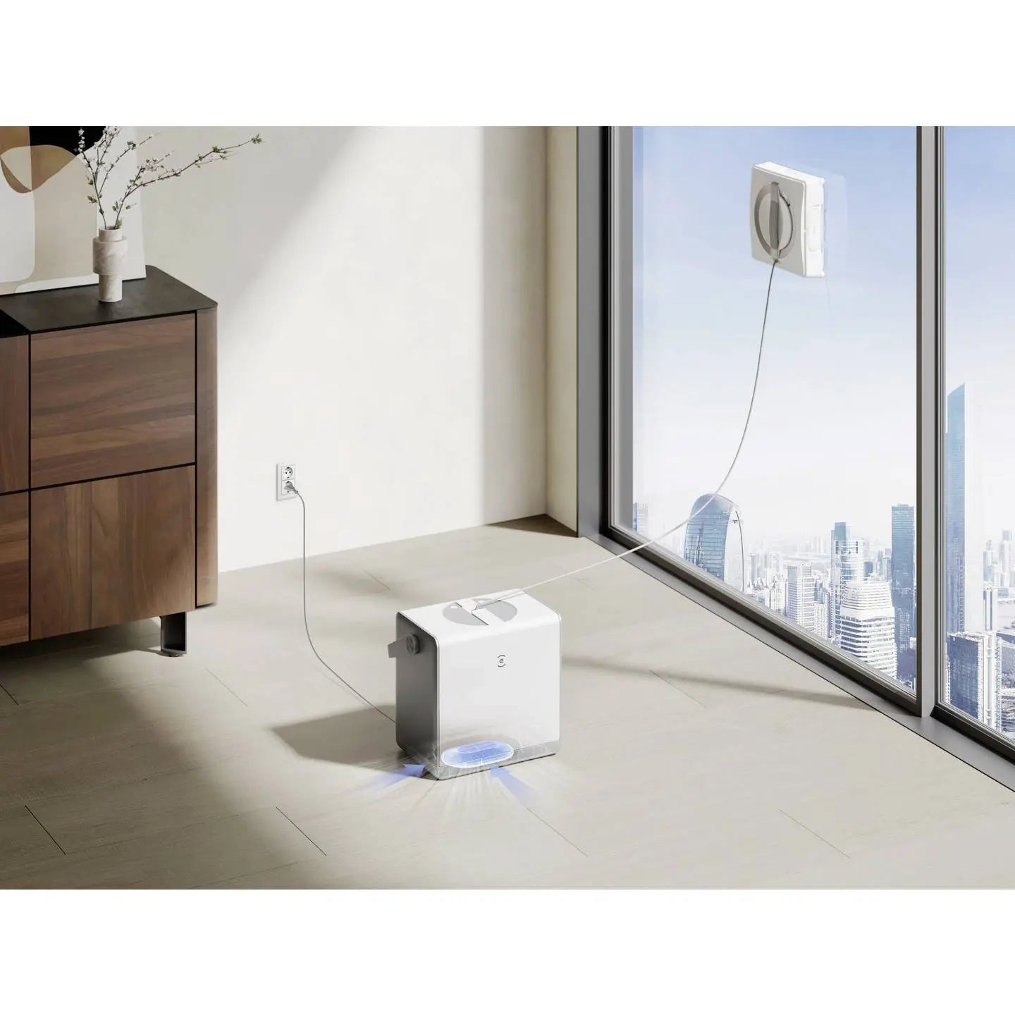 B-Ware Ecovacs Fensterreinigungsroboter Fensterputzroboter W2 Pro Omni Weiß Glas542