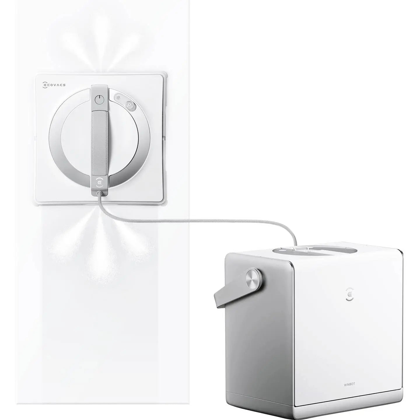 B-Ware Ecovacs Fensterreinigungsroboter Fensterputzroboter W2 Pro Omni Weiß Glas - 6970135033836