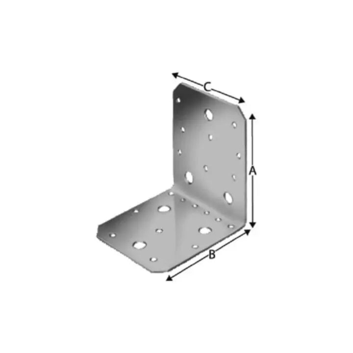 B-Ware Simpson Strong Tie Winkelverbinder Winkel Metallwinkel Ab105 Stahl Feuerverzinkt - 5701953360580