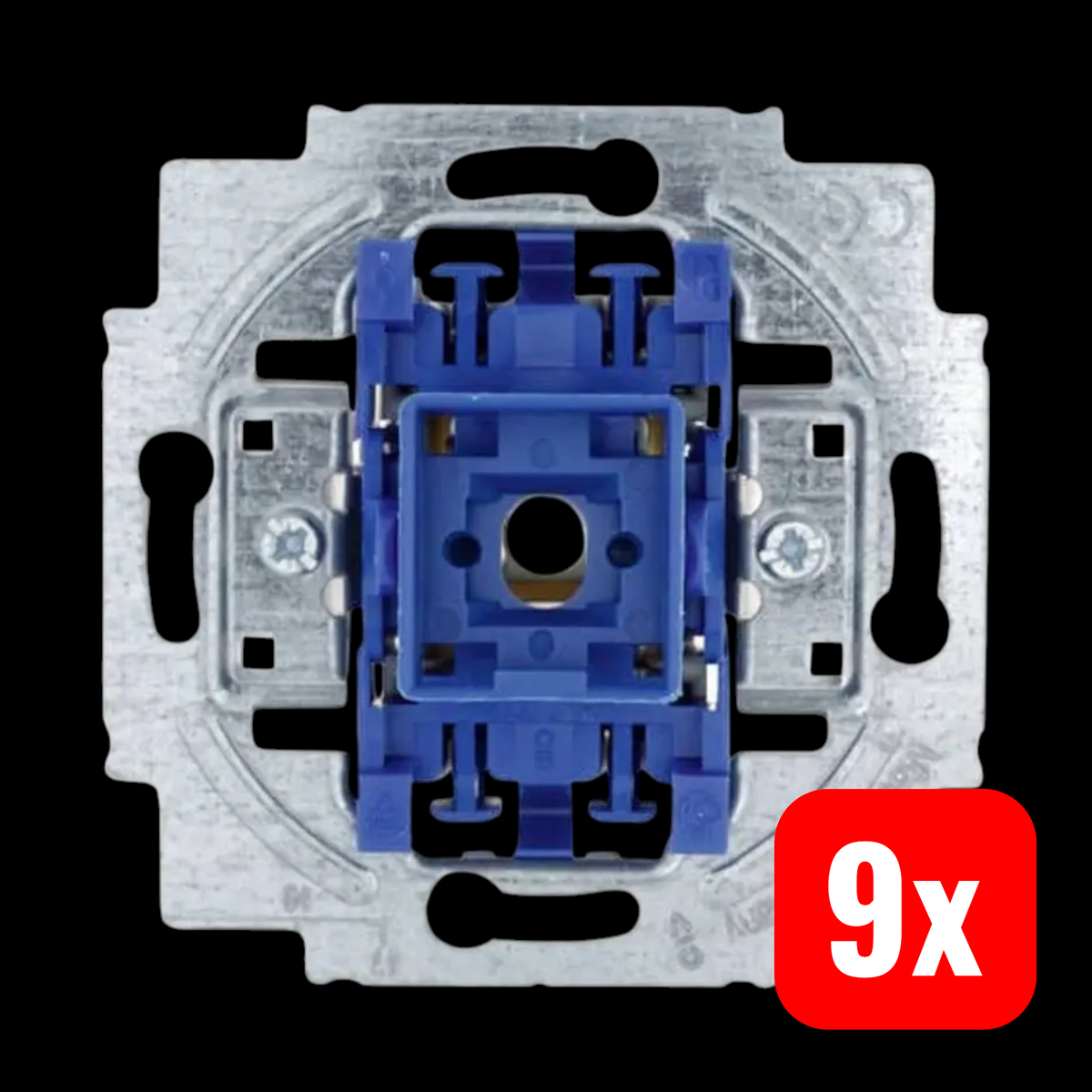 ABB Geräteeinsatz Taster Schalter Enzianblau IP20 Unterputz Kunststoff 9 STÜCK - 4011395045602
