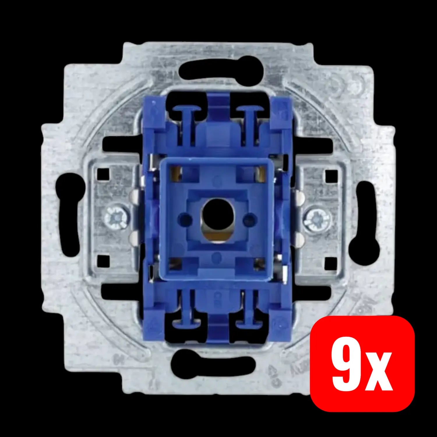B-Ware Abb Geräteeinsatz Taster Schalter Enzianblau Ip20 Unterputz Kunststoff 9 Stück - 4011395045602