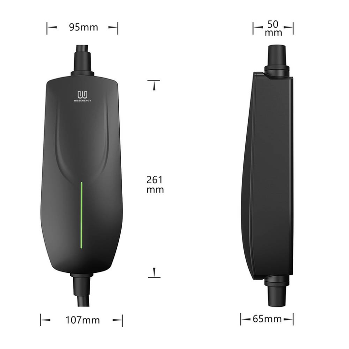 Wissenergy P60 Typ 2 Mode 2 Mobile Ladestation Autoladestation B-Ware - 4064161260150