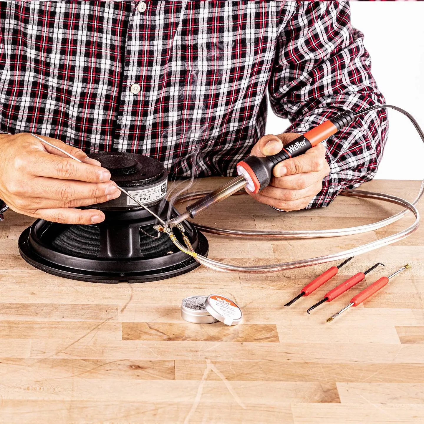 B-Ware Weller Lötkolben Set Lötstation Wlirk6023 G 60 W Led Ringlicht Kolophoniumlot - 4003019445257