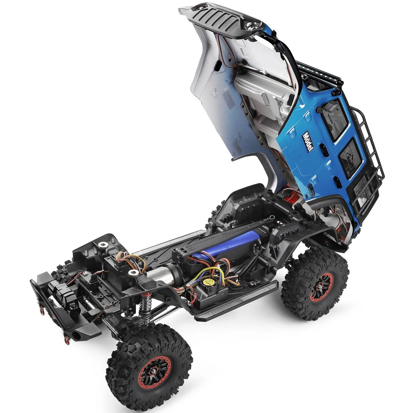 B-Ware Wl Toy Rc Modellauto Funkauto Crawler Elektro Blau Allradantrieb Brushed Rt R - 4064161474212