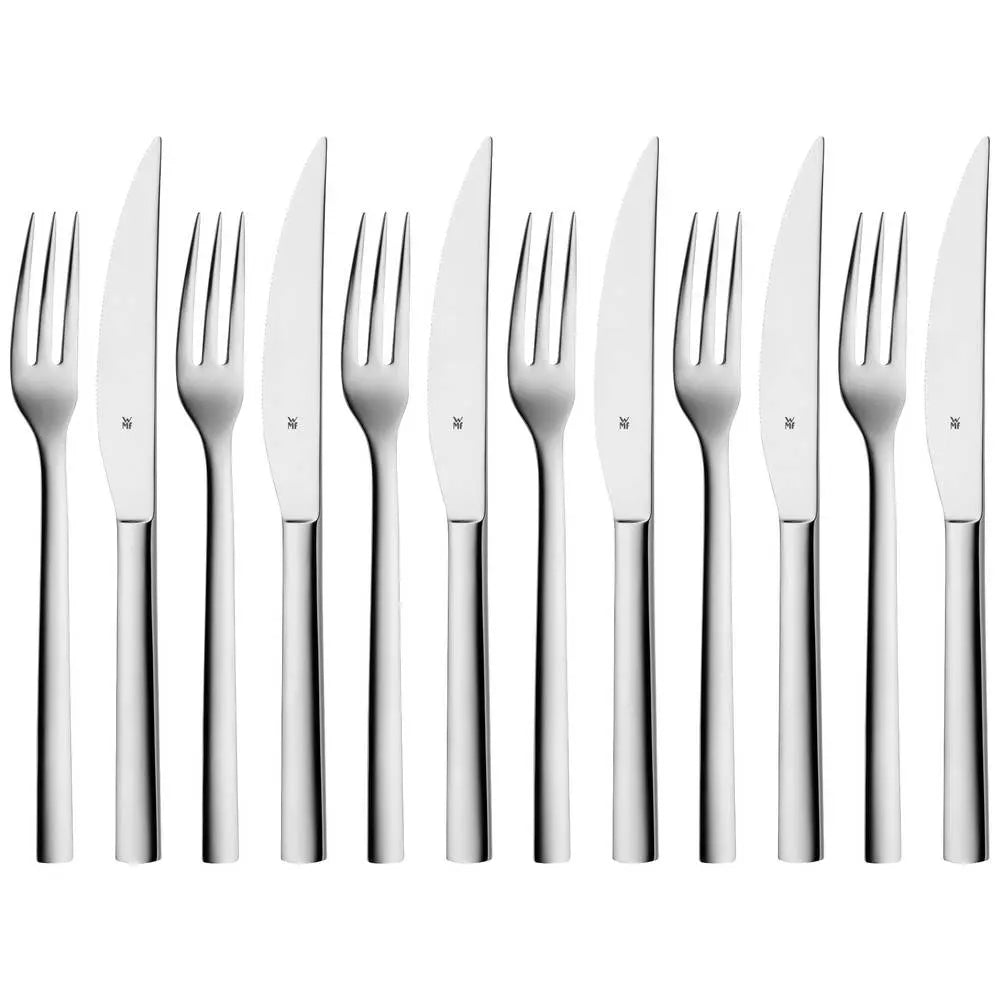 B-Ware Wmf Messer Set Besteck Steakbesteck Steakmesser Gabel Edelstahl 12 Teilig Nuova - 4000530680761