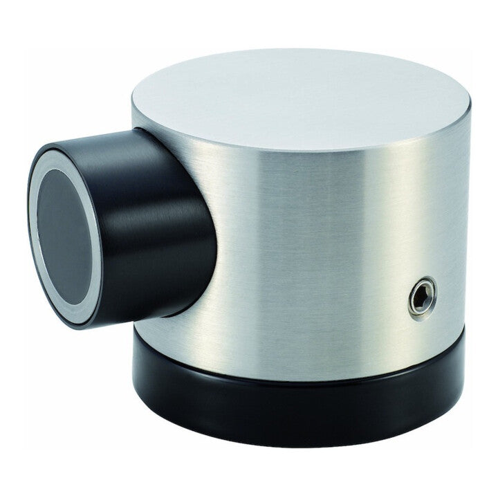 Woelm KWS Türfeststeller Magnethalter Türstopper silber Bodenmontage Aluminium - 4041518130946
