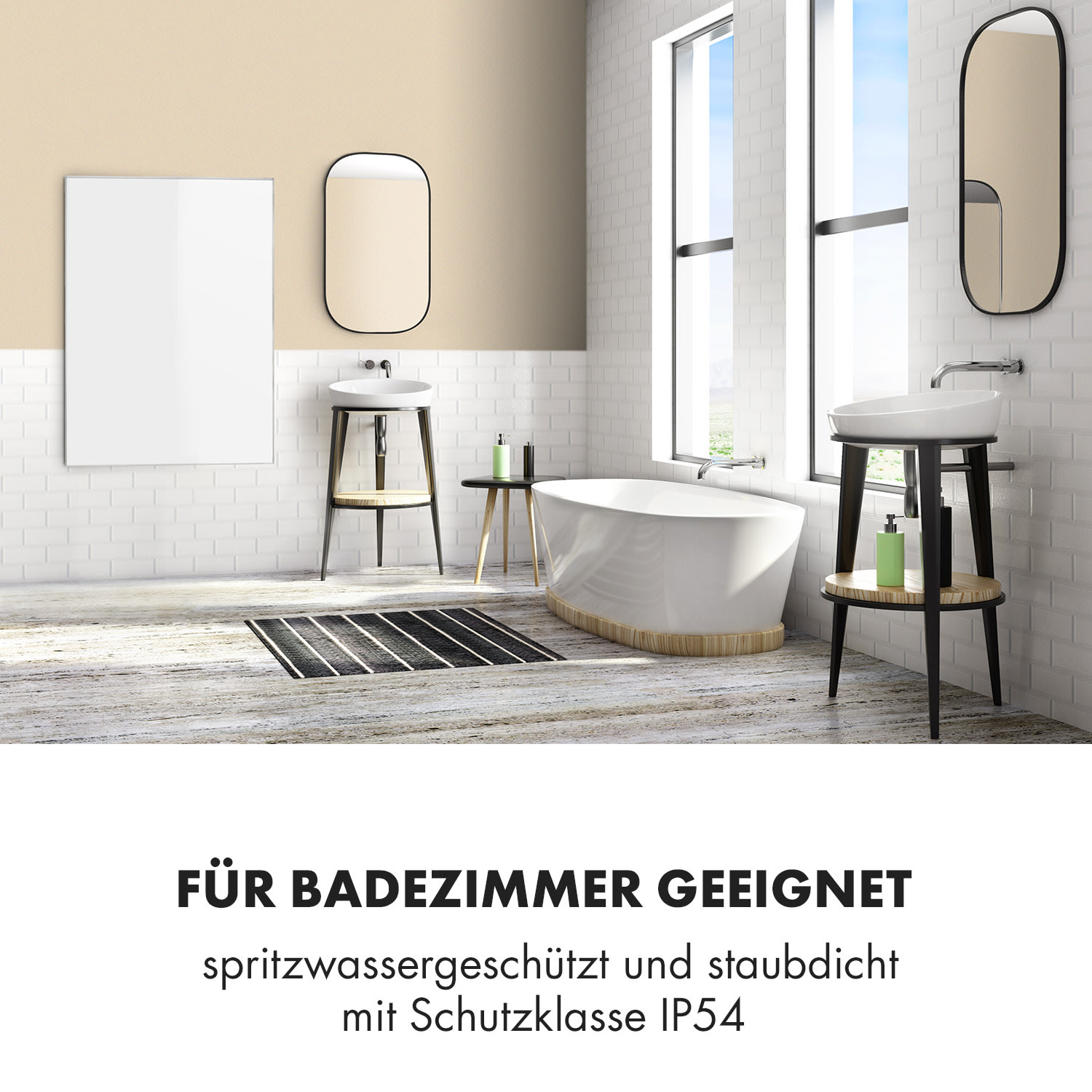 Klarstein Wonderwall Air 96 Infrarotheizung 120 X 81 Cm Heizung Heizungskörper B-Ware - 4060656158827