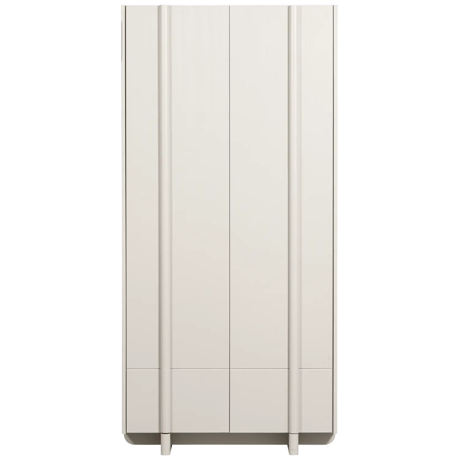 B-Ware Woood Exclusive Schrank Kleiderschrank Basu 2 Türen 210x101x46 Cm Kiefer Dust - 8714713184835