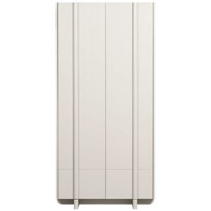 B-Ware Woood Exclusive Schrank Kleiderschrank Basu 2 Türen 210x101x46 Cm Kiefer Dust