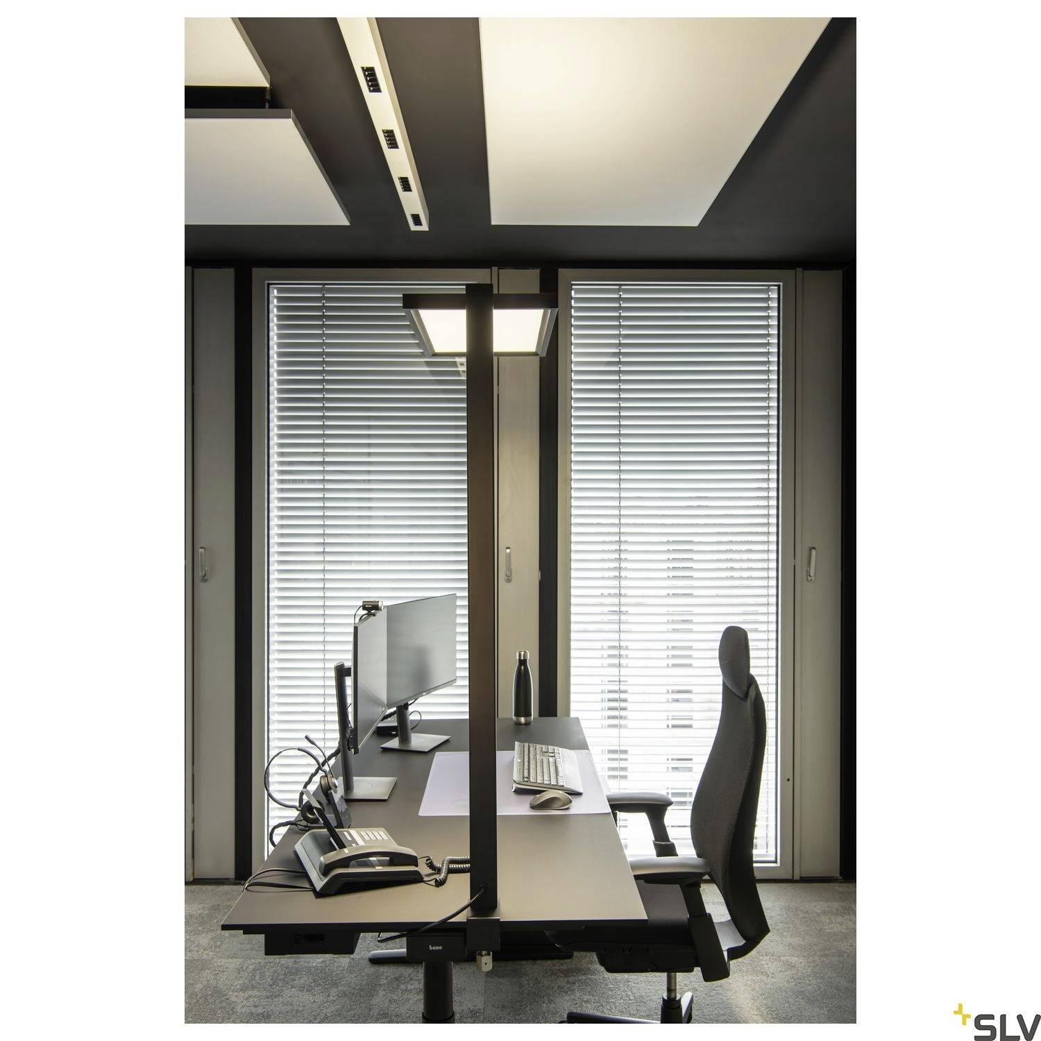 Slv Worklight Led Klemmleuchte Schreibtischlampe Tischleuchte Lampe Schwarz B-Ware - 4024163254618