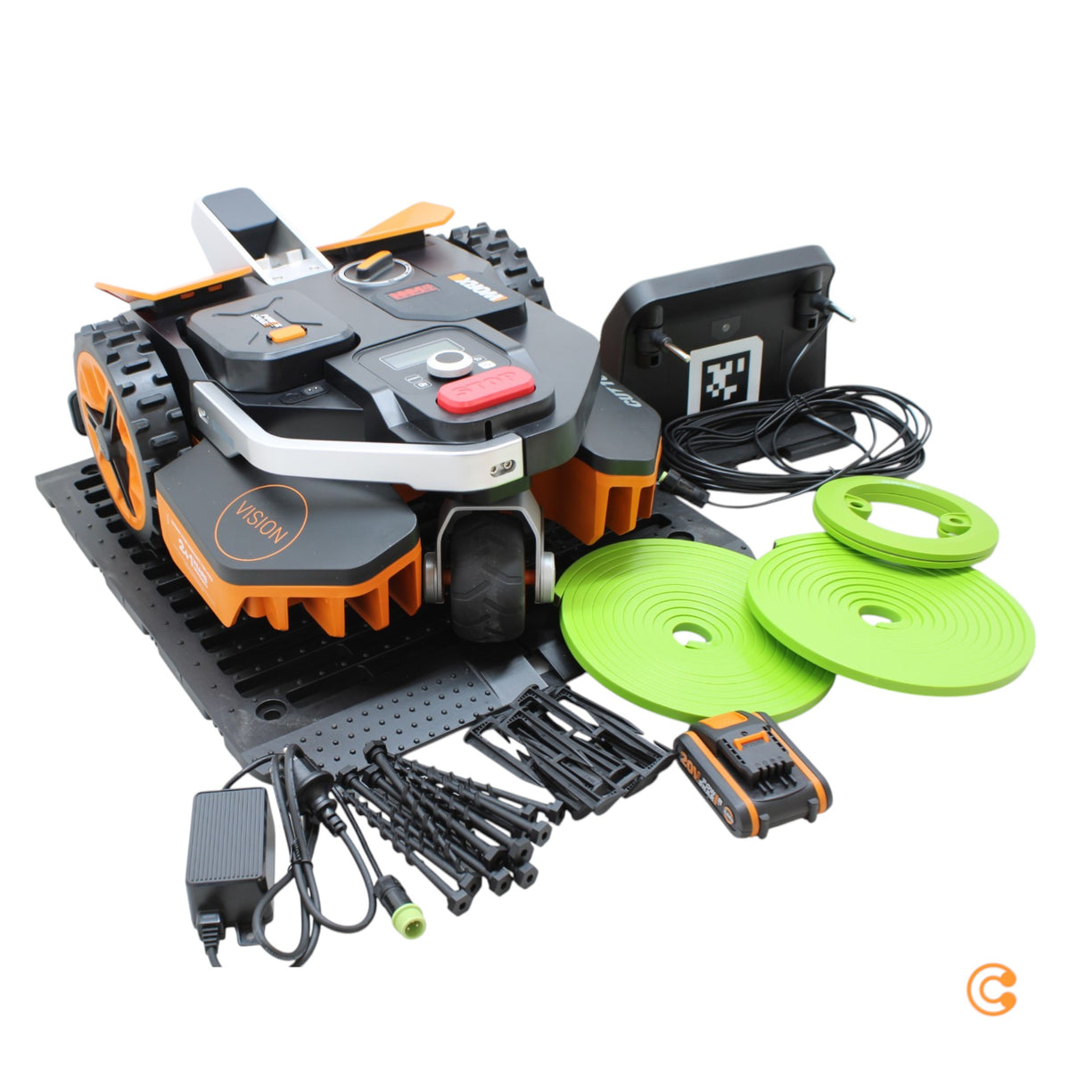 WORX Akku-Mähroboter 20V Landroid Vision M600 18cm/600m² mit App Trimmer Robo497 - 6925387185727