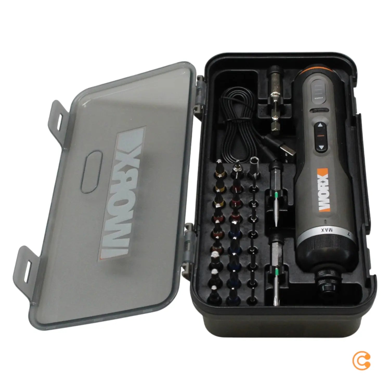 B-Ware Worx Akkuschrauber Schraubendreher Wx242 Bit Set Usb C Aufbewahrungsbox - 6925387172703