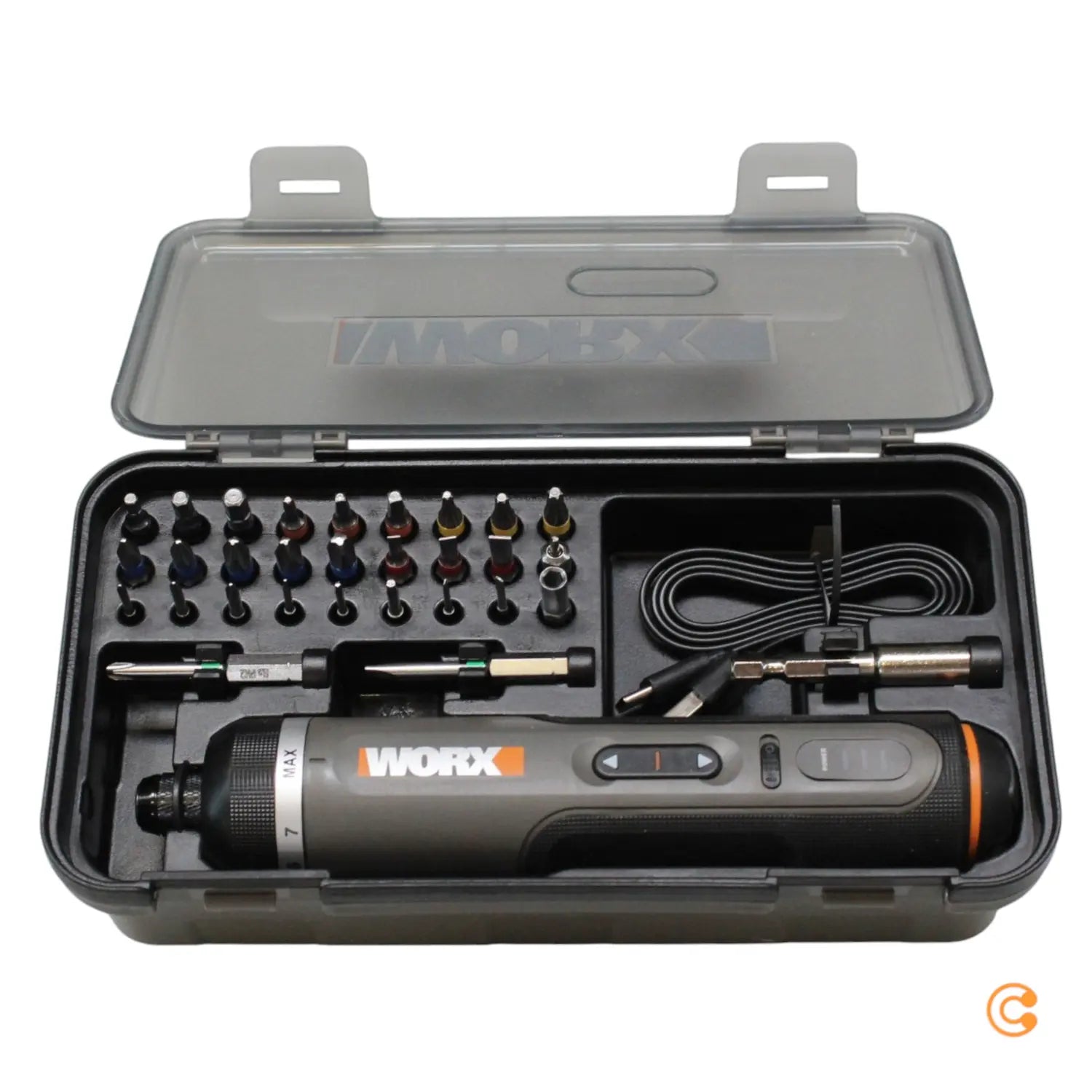 B-Ware Worx Akkuschrauber Schraubendreher Wx242 Bit Set Usb C Aufbewahrungsbox - 6925387172703