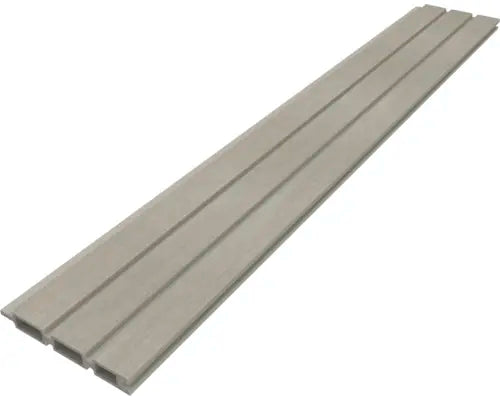 B-Ware Zaun Sichtschutz Trennwand Konsta Hauptelement Verto Wpc Verbundwerkstoff Beige  - 4306516692880