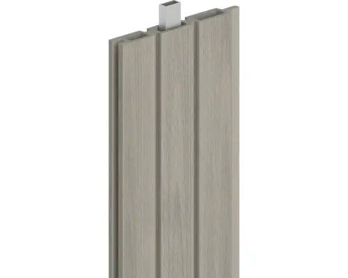 B-Ware Zaun Sichtschutz Trennwand Konsta Hauptelement Verto Wpc Verbundwerkstoff Beige  - 4306516692880
