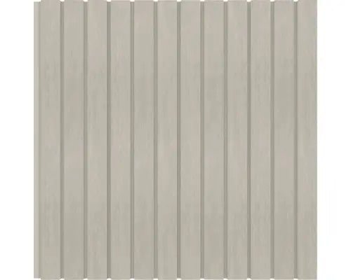 B-Ware Zaun Sichtschutz Trennwand Konsta Hauptelement Verto Wpc Verbundwerkstoff Beige  - 4306516692880