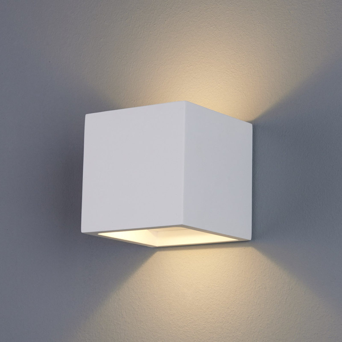 Lindby Wandleuchte Wandlampe LED Gipsleuchte weiß Wohnraum Flur Schlafzimmer - 6291105705301
