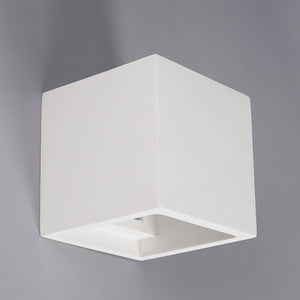 B-Ware Lindby Wandleuchte Wandlampe LED Gipsleuchte weiß Wohnraum Flur Schlafzimmer