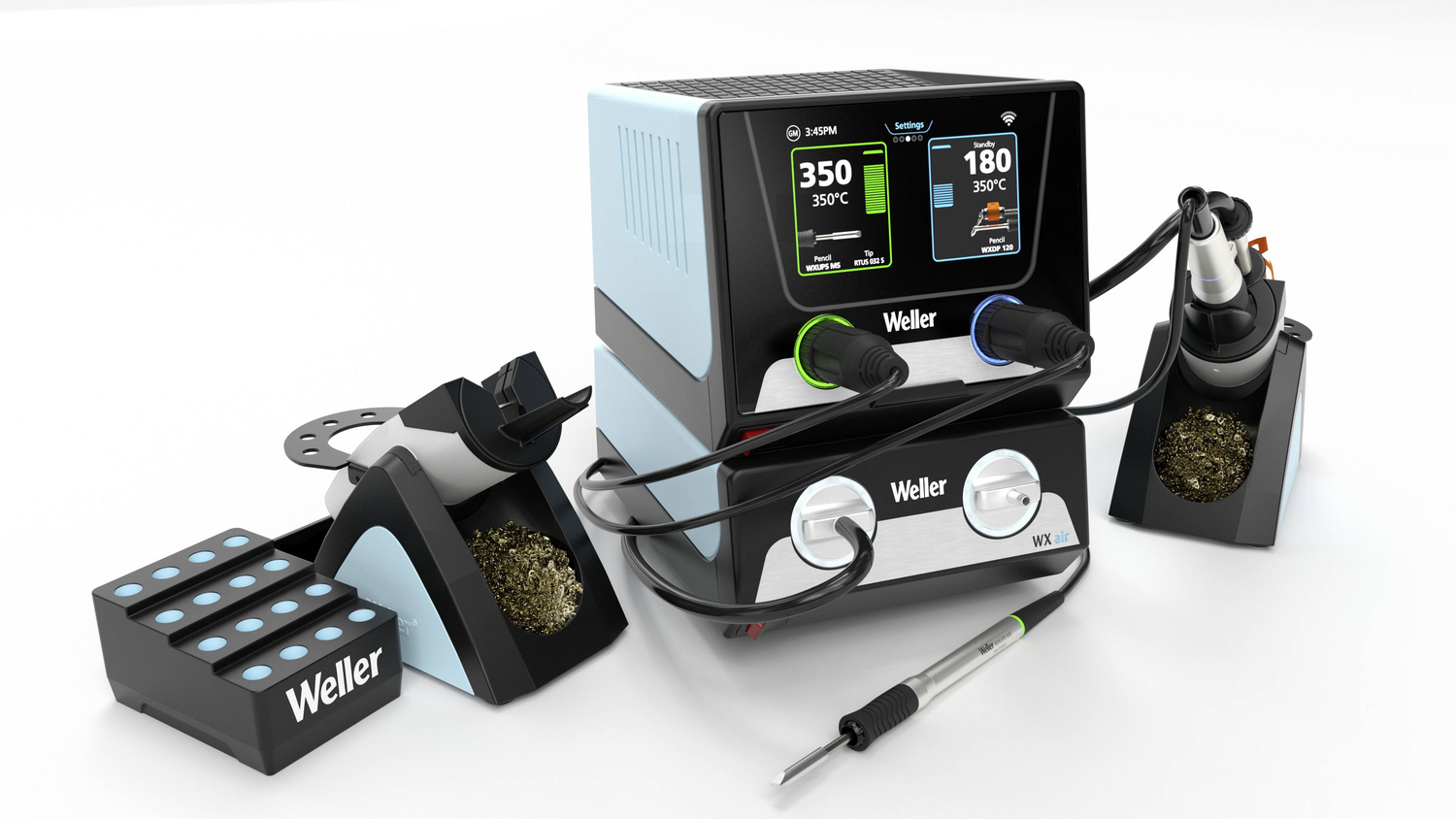 B-Ware Weller W Xsmart/Wxair Entlöt Lötset Löt /Entlötstation 300 W 100 Löt Werkzeug - 4003019448104