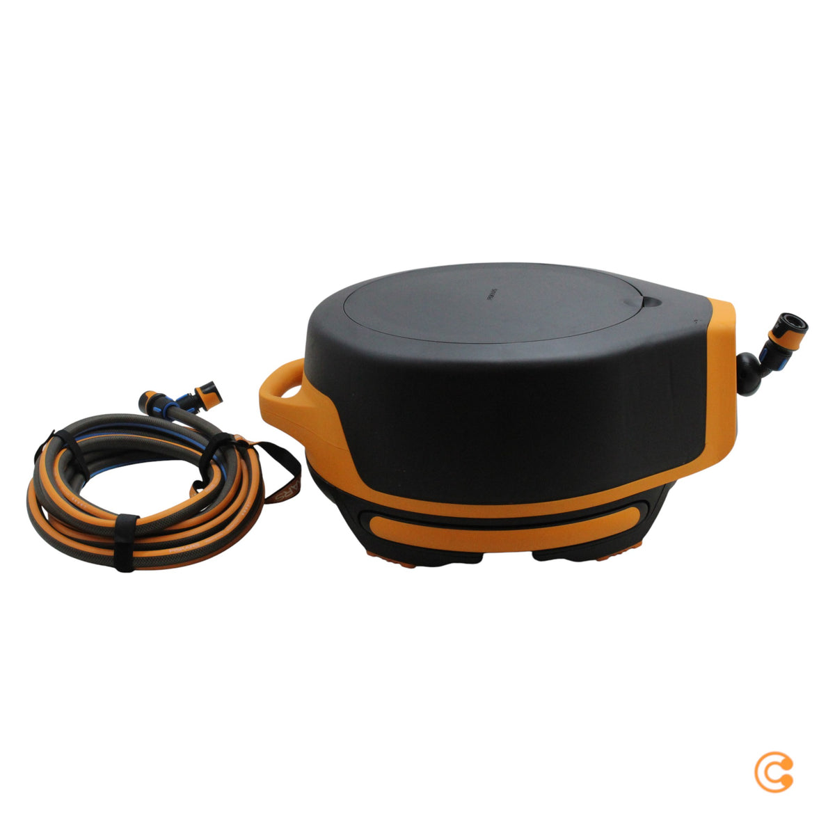 Fiskars Schlauchwagen Gartenschlauch X-Series Waterwheel XL Schwarz Orange 27 m - 6411501512598