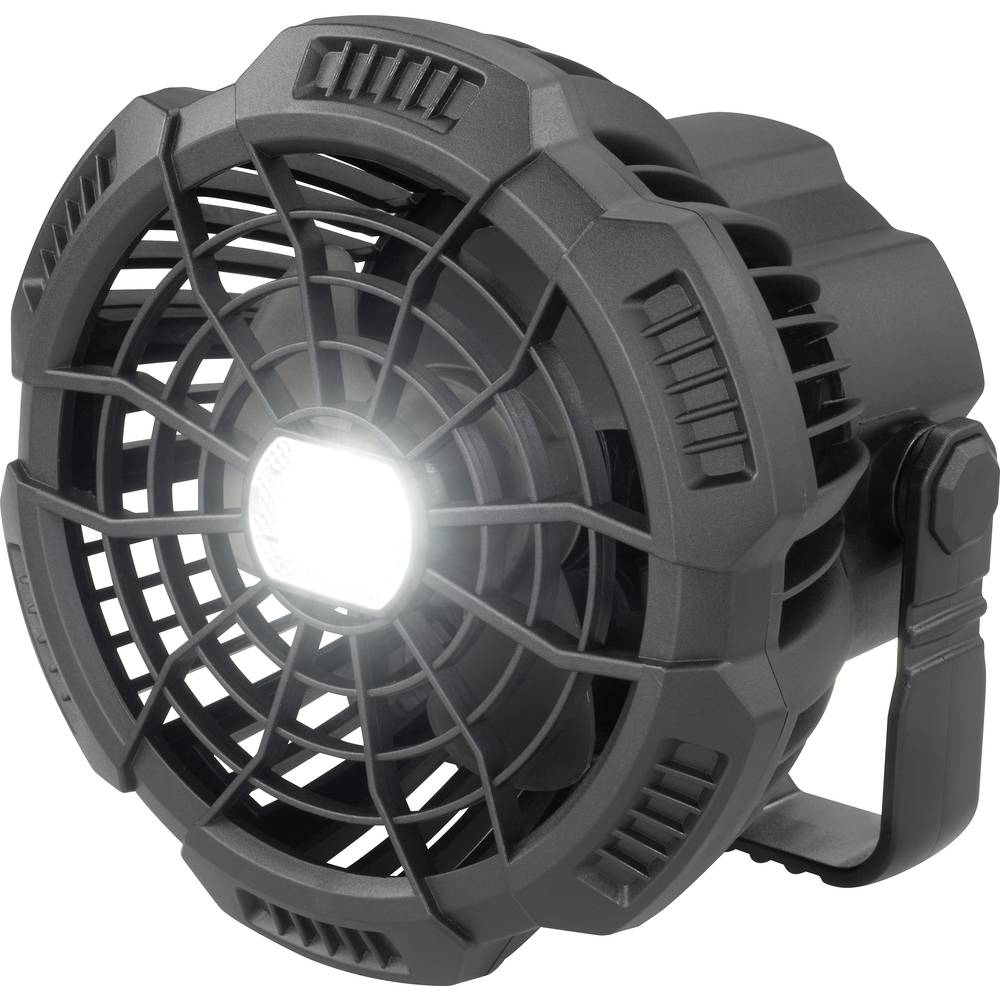 B-Ware Rechargeable Akku Ventilator Akku Outdoor Ventilator Tischventilator Schwarz - 4064161197661