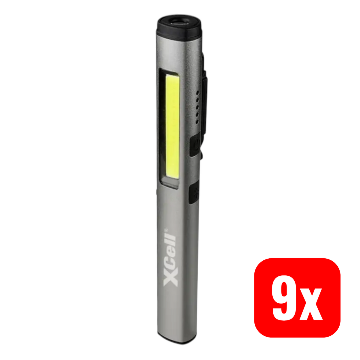 XCell ESEN179  Penlight Li-Ionen Akkus 165 mm Beleuchtung Taschenlampen 9 STÜCK - 4042883484566