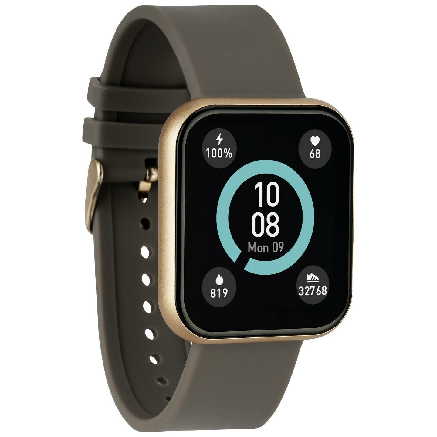 Xcoast Ive Xw Fit Smartwatch Fitness Tracker Uhr Sport Uhr 44 Mm Taupe B-Ware - 4260449574388