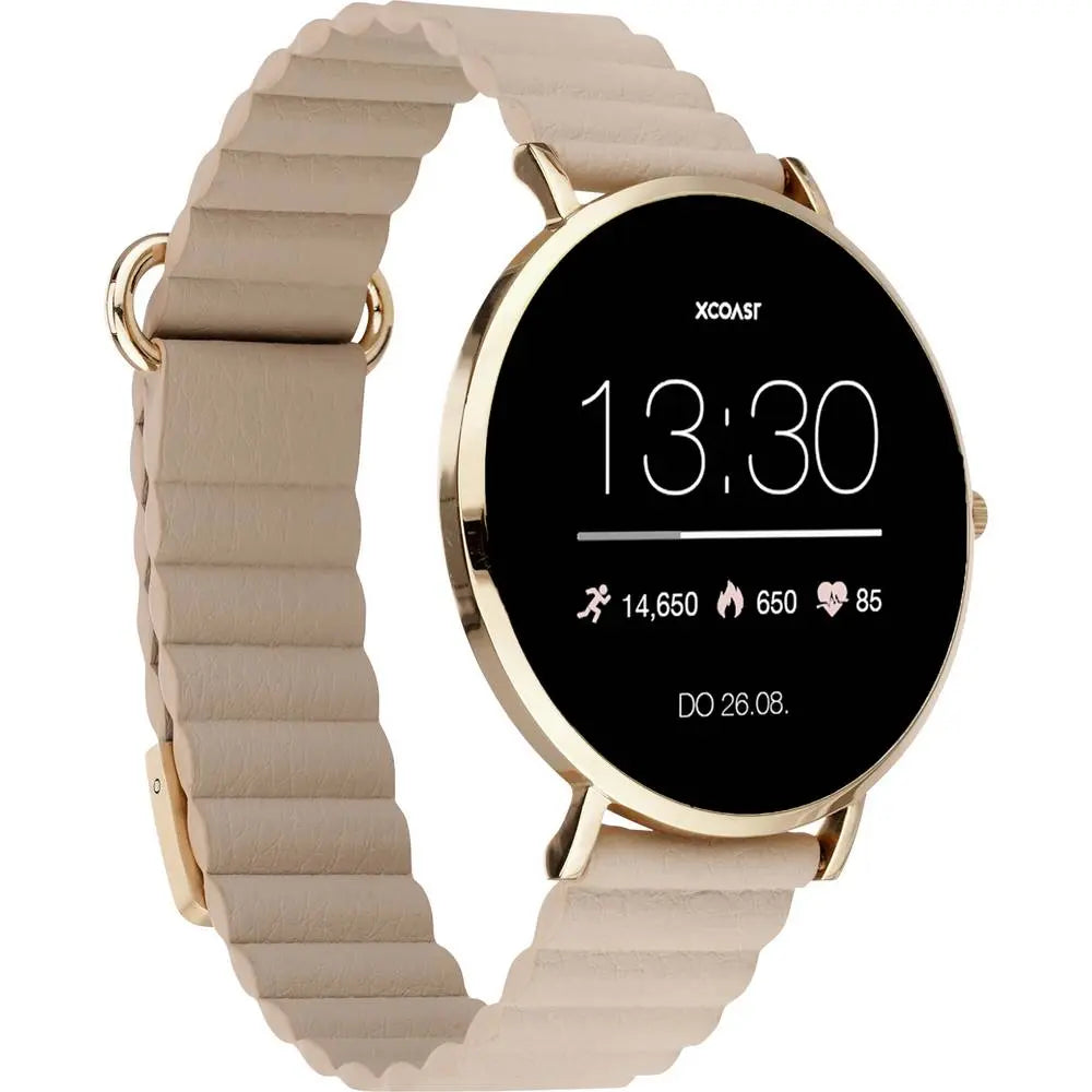 B-Ware Xcoast Smartwatch Uhr Damen Fitness Siona 2 Wave Sand Touchdisplay - 4260449576887