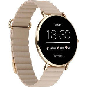 B-Ware Xcoast Smartwatch Uhr Damen Fitness Siona 2 Wave Sand Touchdisplay