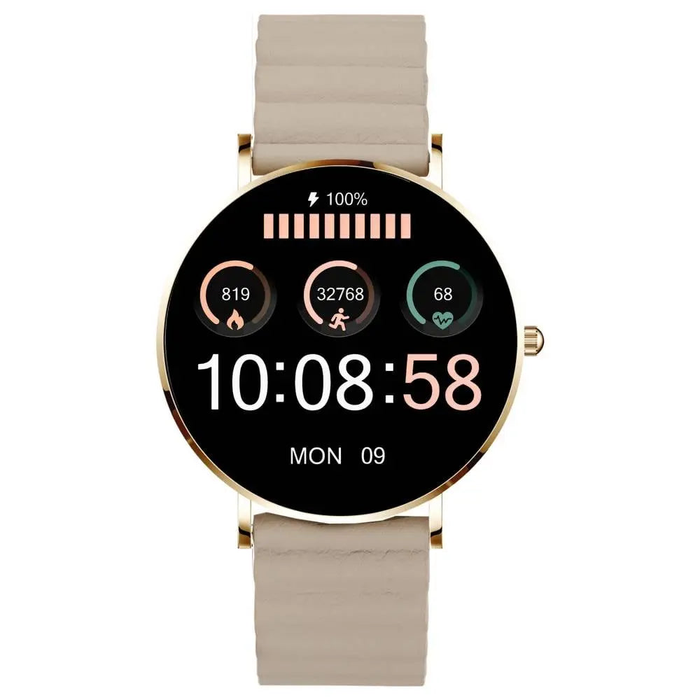 B-Ware Xcoast Smartwatch Uhr Damen Fitness Siona 2 Wave Sand Touchdisplay - 4260449576887