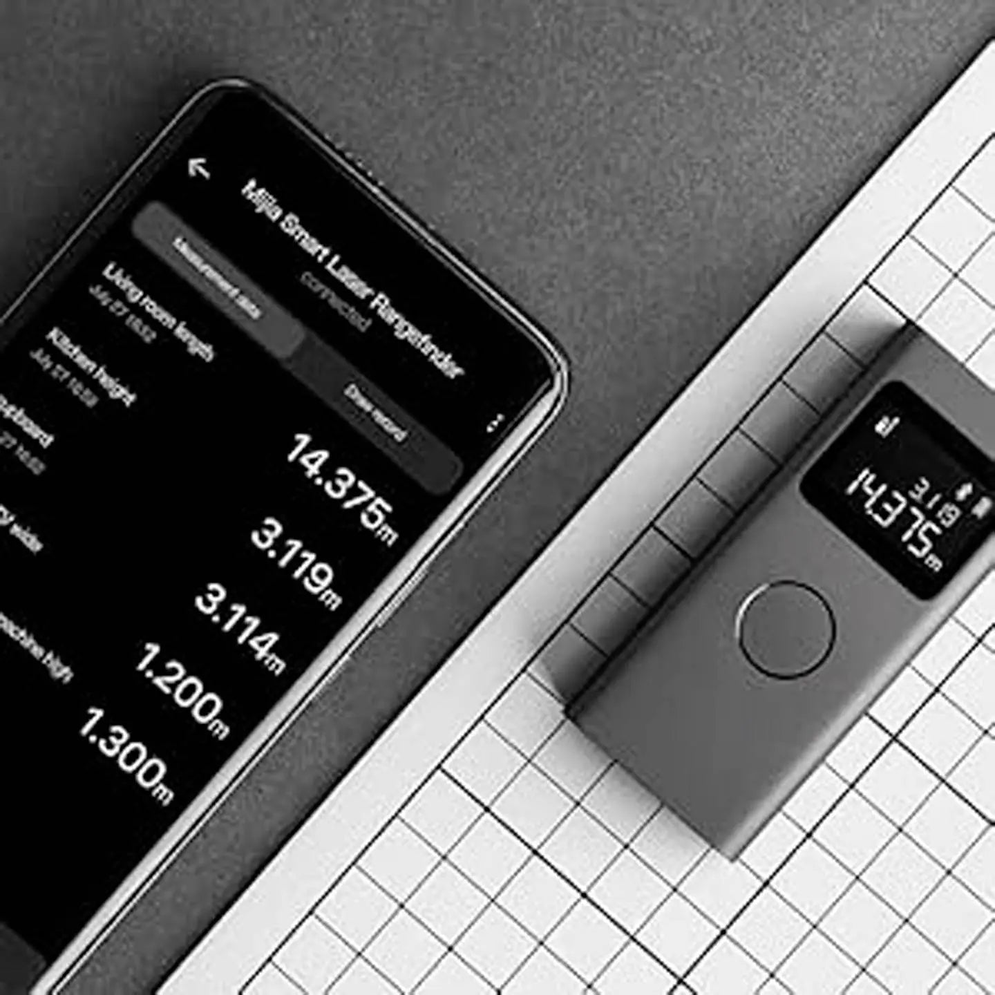 B-Ware Xiaomi Digitales Laser Metermaß Entfernungsmesser 40m Bluetooth Messgerät 36764 - 6934177761218