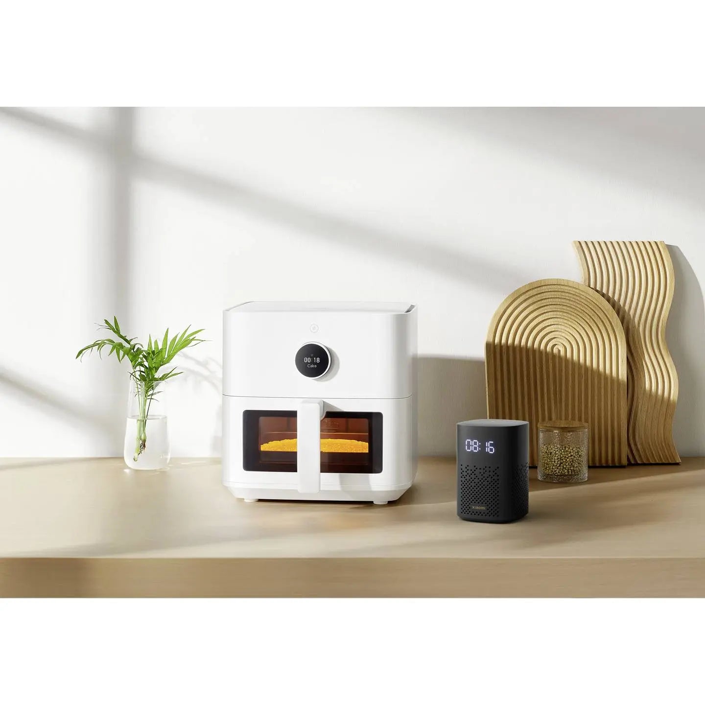 B-Ware Xiaomi Heißluftfritteuse Fritteuse 5.5l App Steuerbar Antihaft Timer Display - 6941812773086