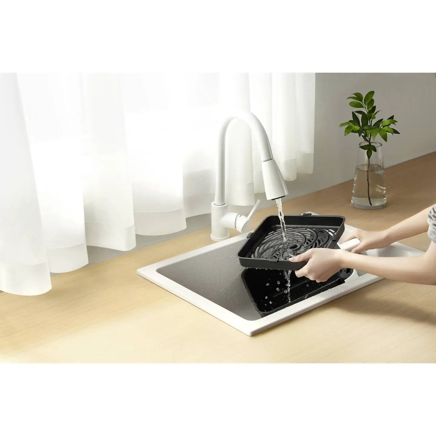 B-Ware Xiaomi Heißluftfritteuse Fritteuse 5.5l App Steuerbar Antihaft Timer Display - 6941812773086