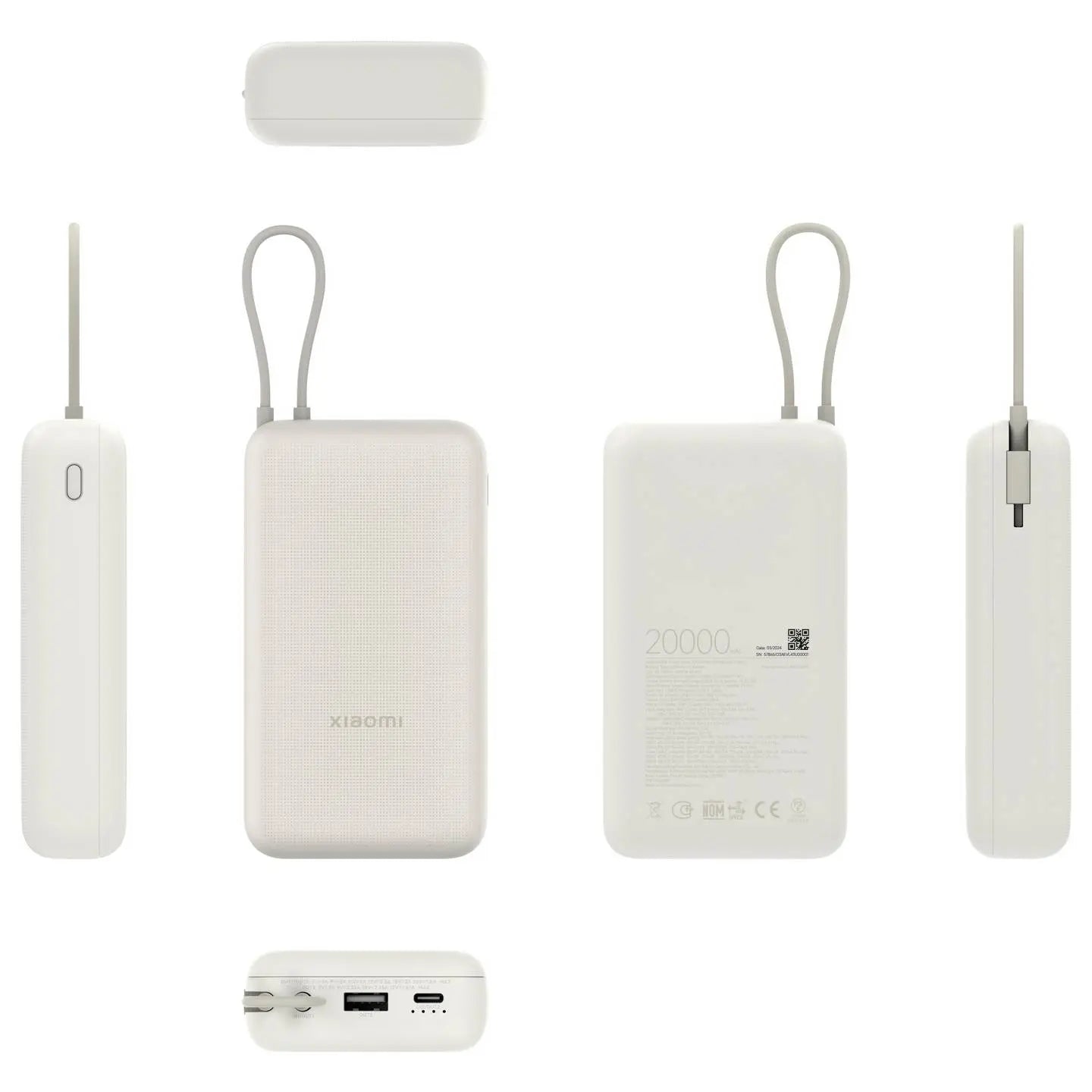 B-Ware Xiaomi Powerbank Externer Akku 20000 M Ah Hellbraun Usb C Mobiltelefon Tablet - 6941812792155