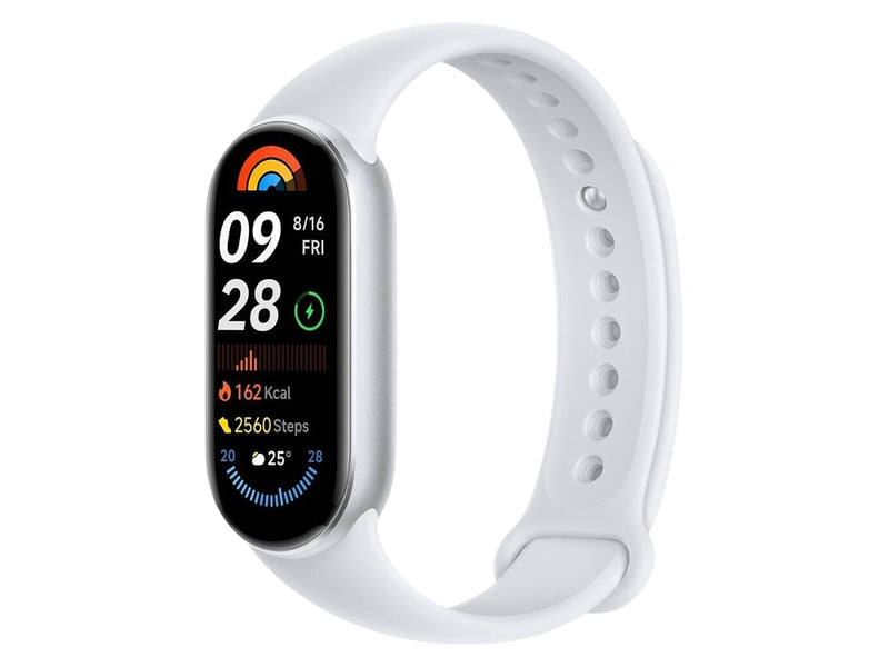 XIAOMI Fitnessarmband Smart Band 9 Silber 5 ATM Herzfrequenzmonitor 21 Tage Akku - 6941812775745