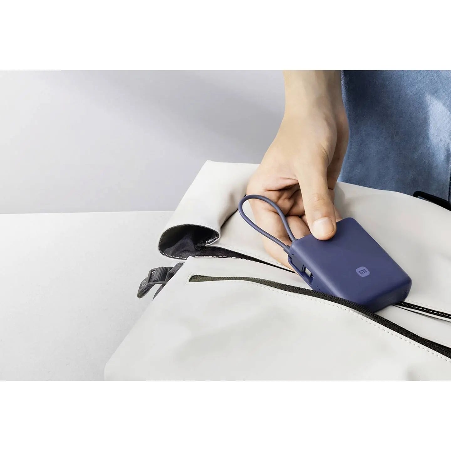 B-Ware Xiaomi Powerbank Externer Akku Ladegerät Usb C Kabel Blau Smartphones Usb Geräte - 6941812774717