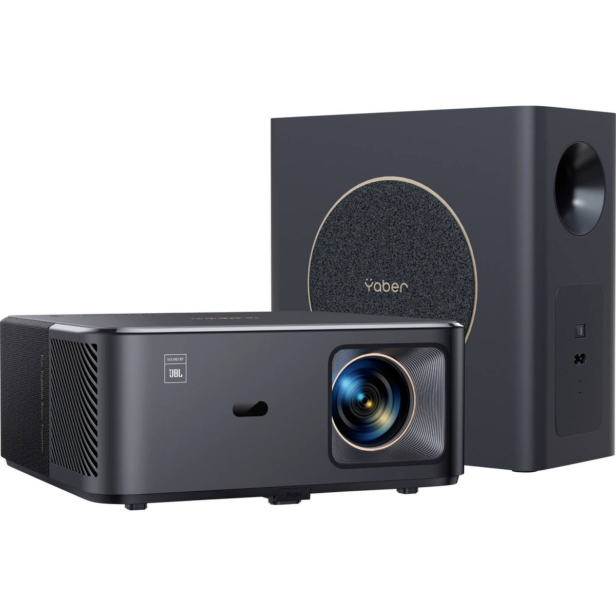 Yaber Beamer Projektor LCD Heimkino Grau Bluetooth WLAN Full HD 800 Lumen - 6977703630565
