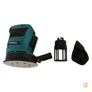 B-Ware Yofidra Akku Exzenterschleifer Schleifmaschine 125mm 3 Gang Siehe Text/Foto
