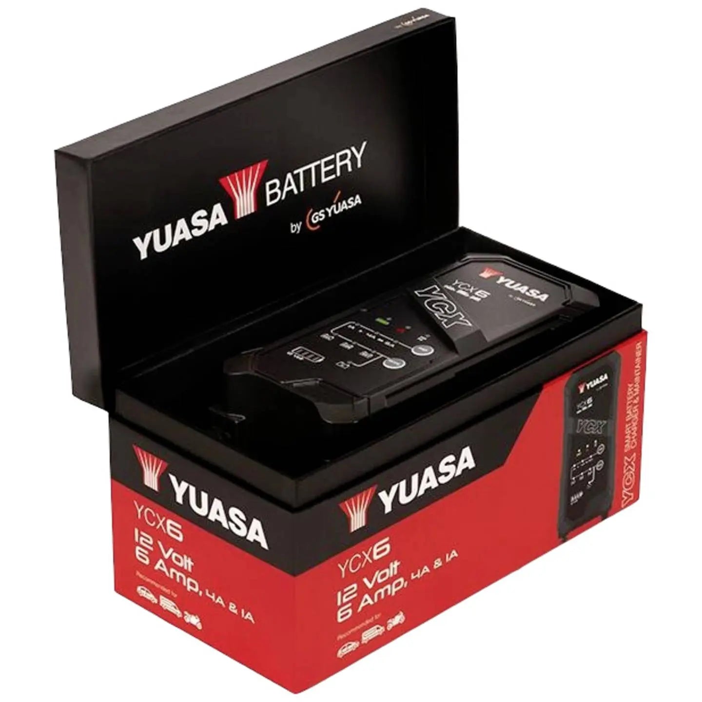 B-Ware Yuasa Ladegerät Batterielader Bleiakku Batterie Ladegerät Ycx6 12 V 6 A - 5050694060434