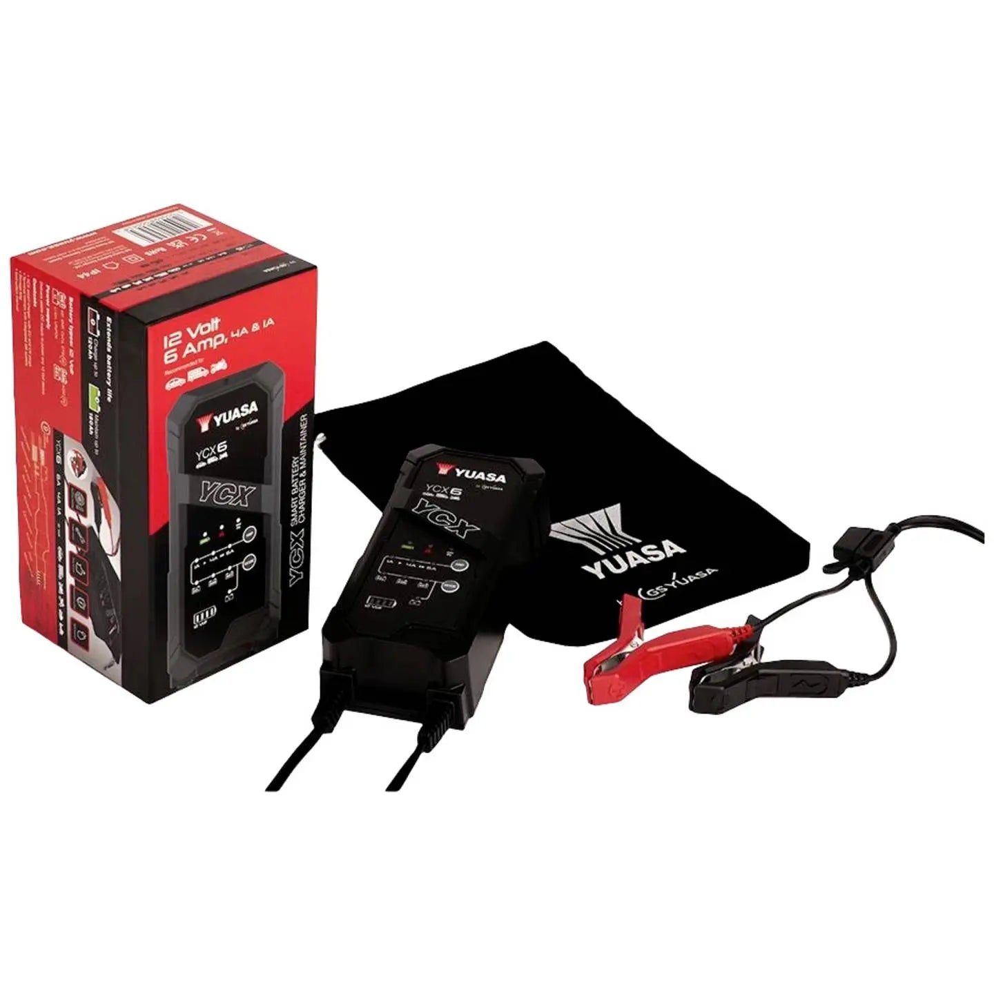 B-Ware Yuasa Ladegerät Batterielader Bleiakku Batterie Ladegerät Ycx6 12 V 6 A - 5050694060434