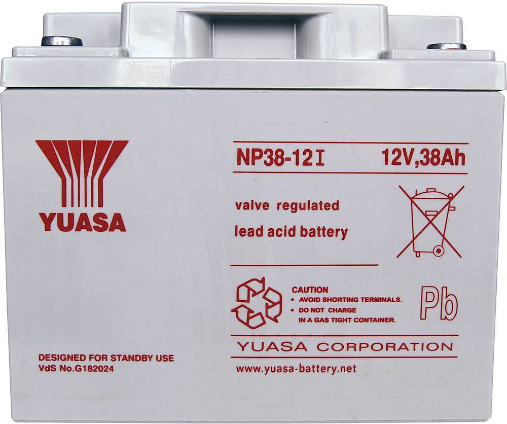 B-Ware Yuasa   Bleiakku 12 V 38 Ah Np38 12 Np38 12 Blei Vlies, Agm - 4016138323719