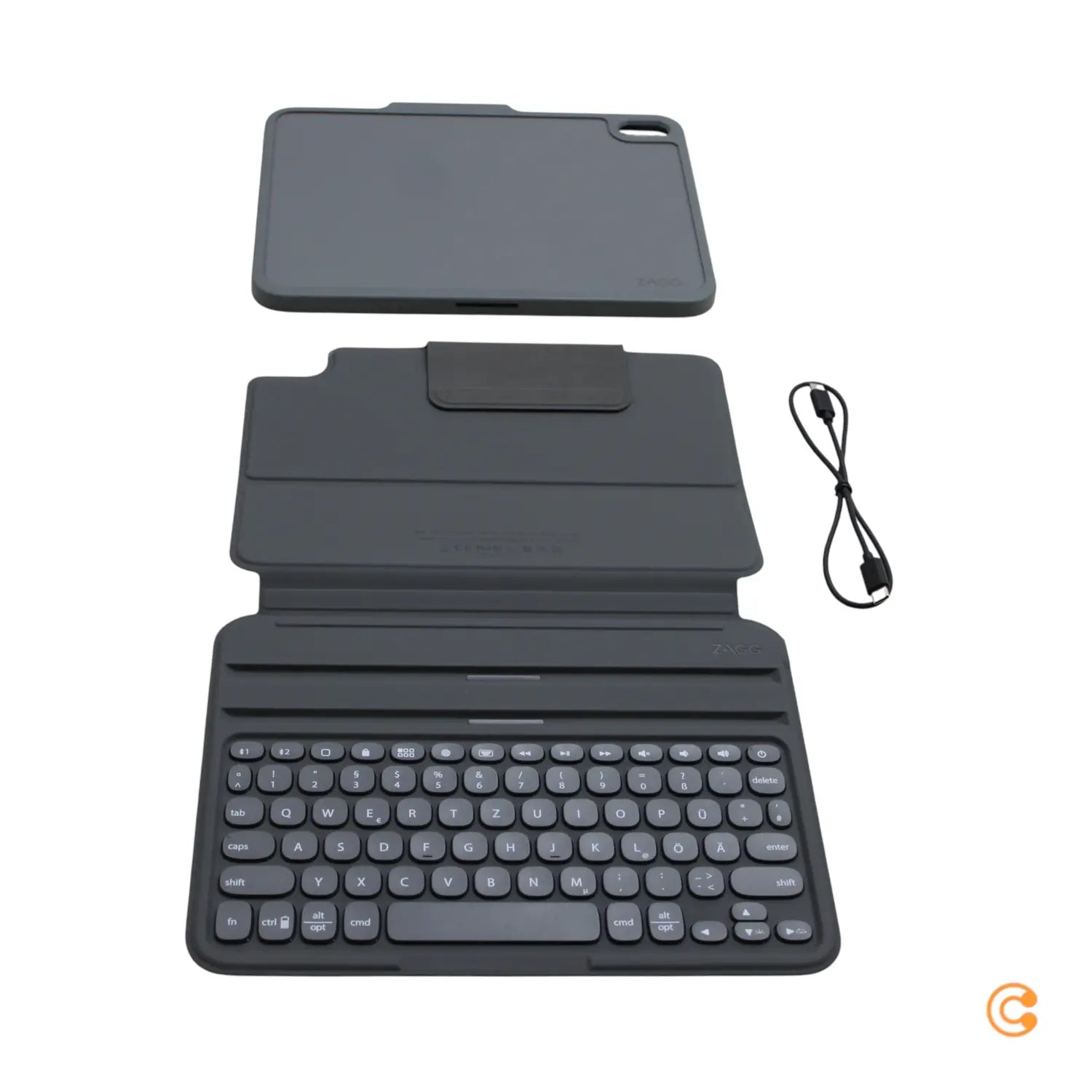 B-Ware Zagg Pro Keys Tastatur Case Keyboard Für Apple I Pad 10.9 Schutzhülle Schwarz - 840056108240
