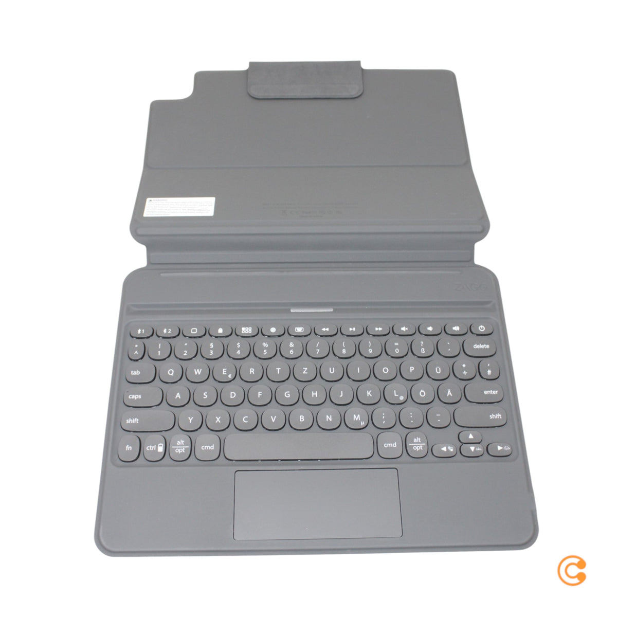 ZAGG ProKeys mit Trackpad Tastatur Hülle Apple iPad Bluetooth QWERTZ Keyboard266 - 0840056158122