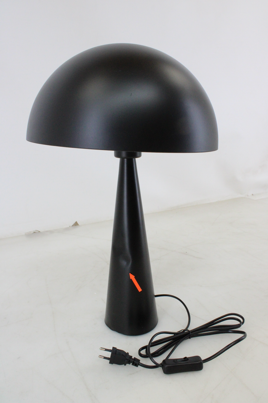 Zambelis Tischleuchte 20210 Metall Höhe 47 Cm Schwarz Matt Tischlampe Lampe Spot C-Ware - 5213010014119