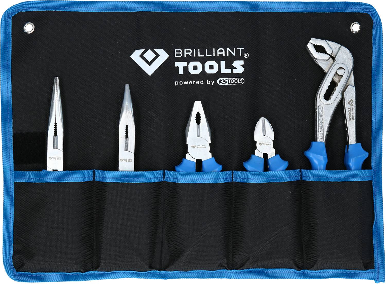 B-Ware Brilliant Tools Bt060005 5teiliges Zangen Set Zangensortiment Zangensatz - 4042146864333