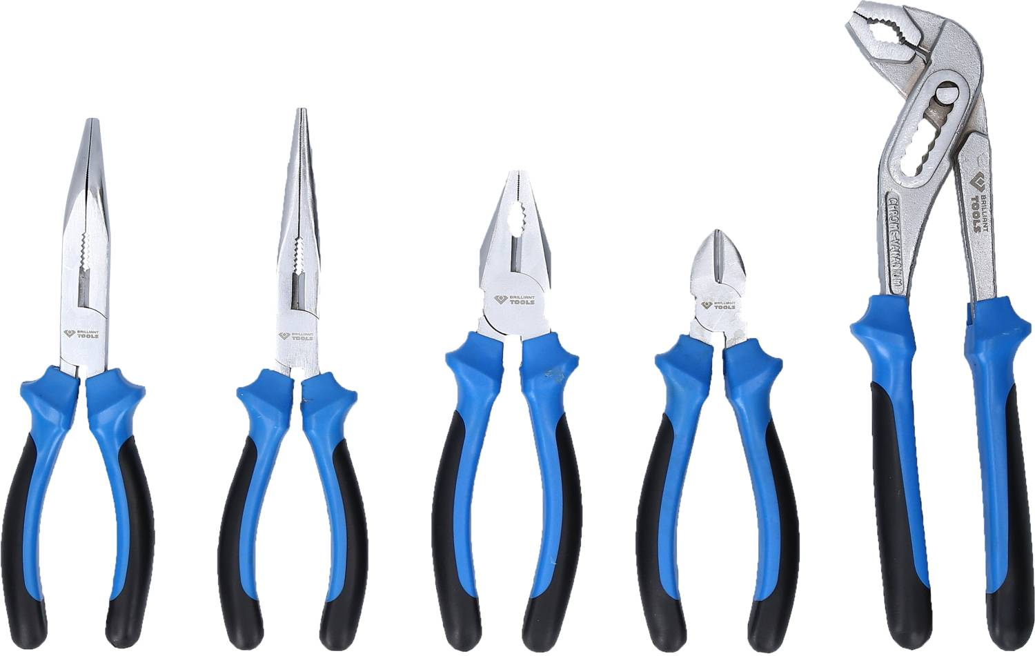 B-Ware Brilliant Tools Bt060005 5teiliges Zangen Set Zangensortiment Zangensatz - 4042146864333