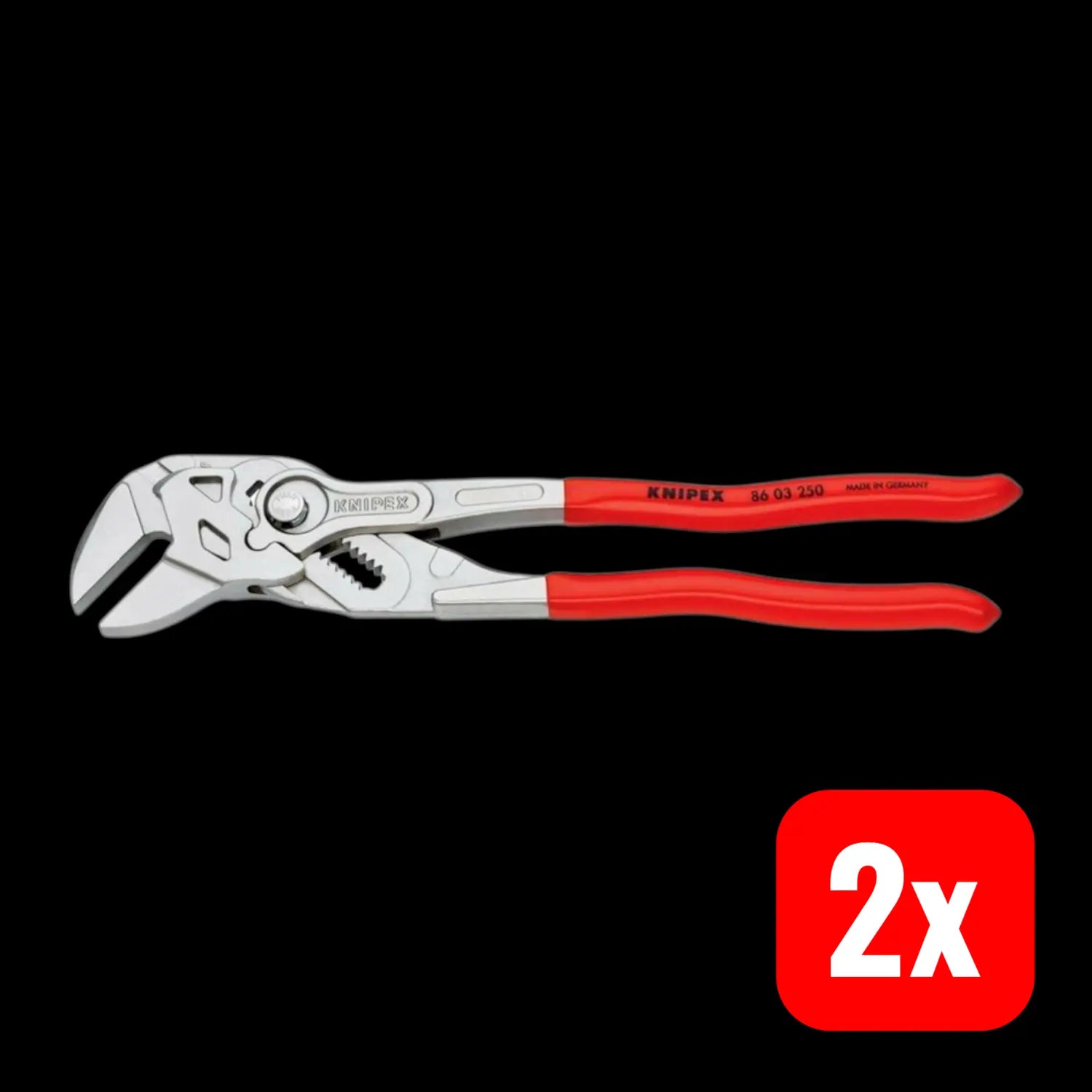 B-Ware Knipex Zangenschlüssel Wasserpumpenzange Zange 40 Mm 180 Mm Cv 2 Stück - 4003773035466