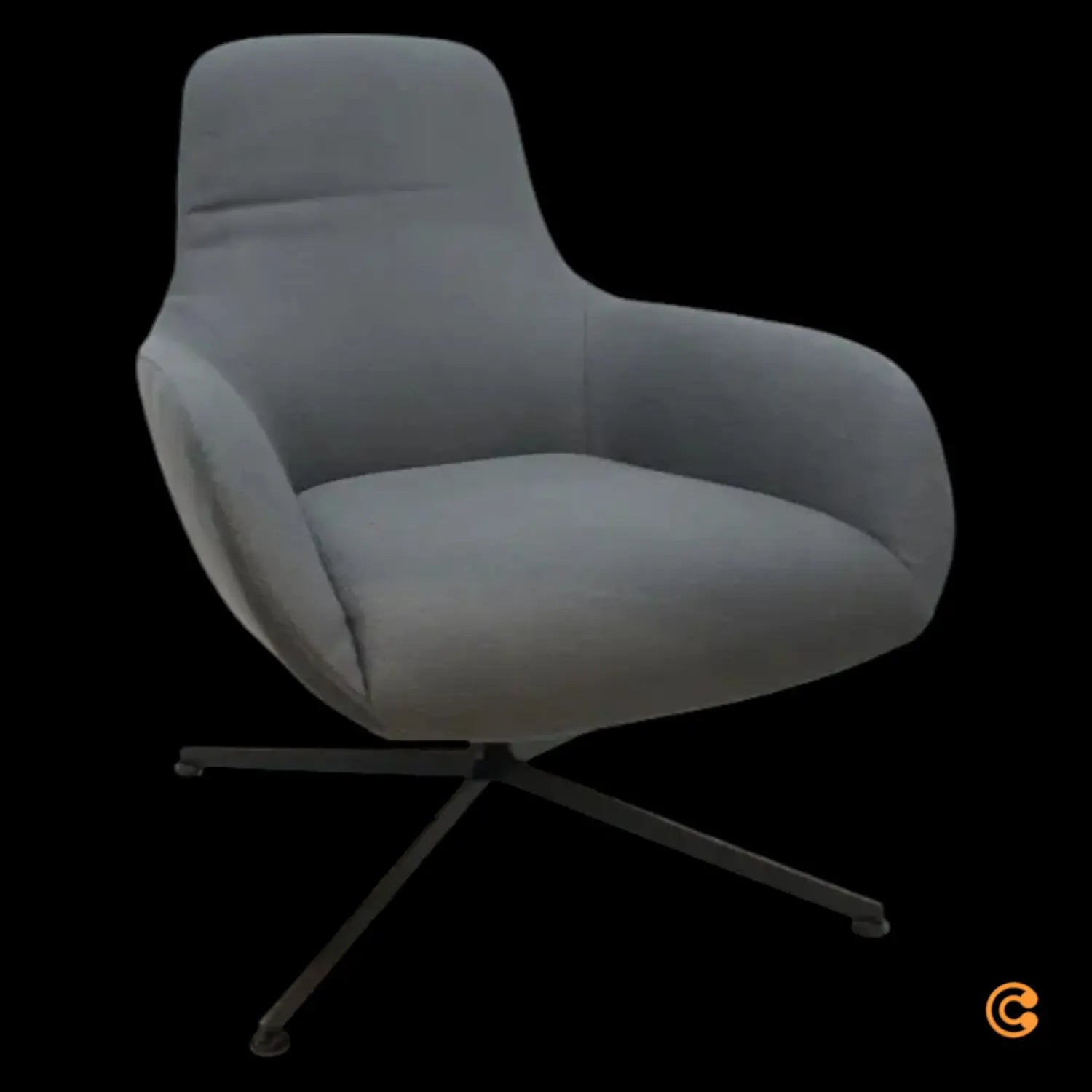 B-Ware Zanotta Kent 895 Drehbarer Sessel Relaxsessel Fernsehsessel Drehsessel Sessel  - 1