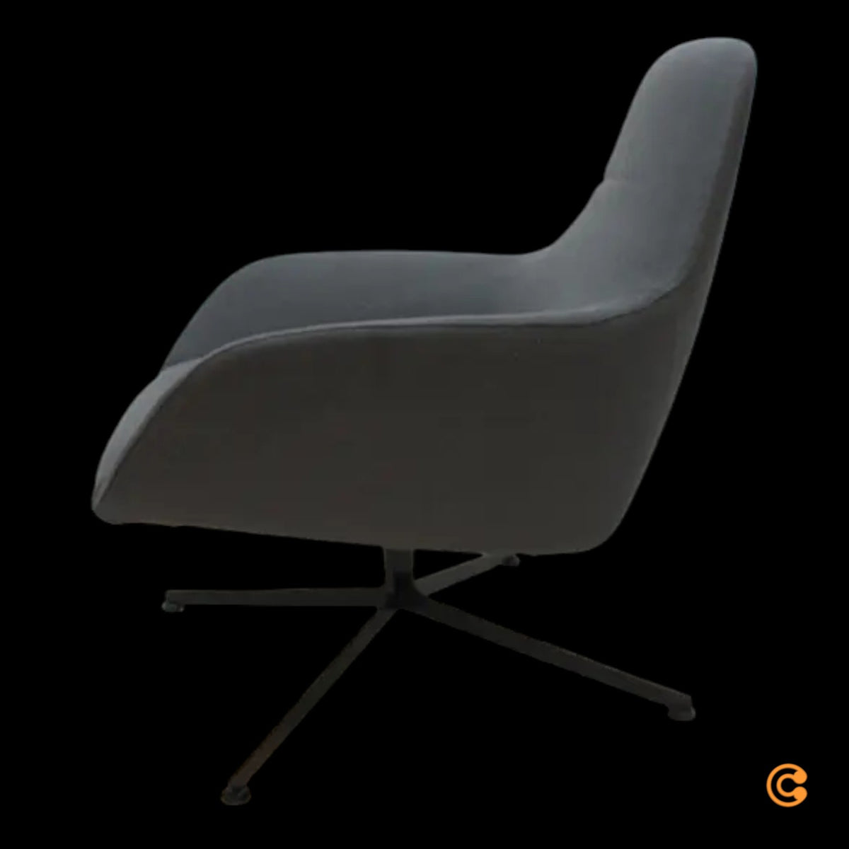 Zanotta Kent 895 Drehbarer Sessel Relaxsessel Fernsehsessel Drehsessel Sessel - 1